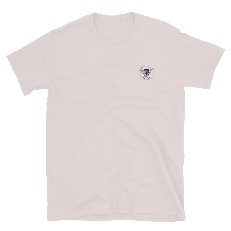 Branch T-Shirt - B/W Badge — Ice Grey