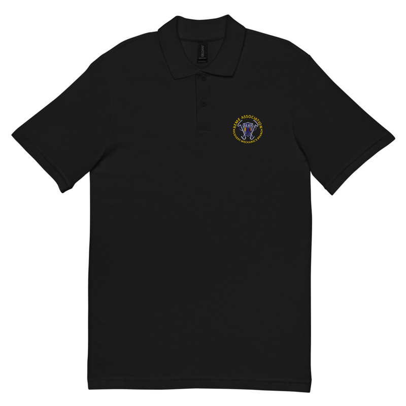 Unisex branch polo shirt — Black