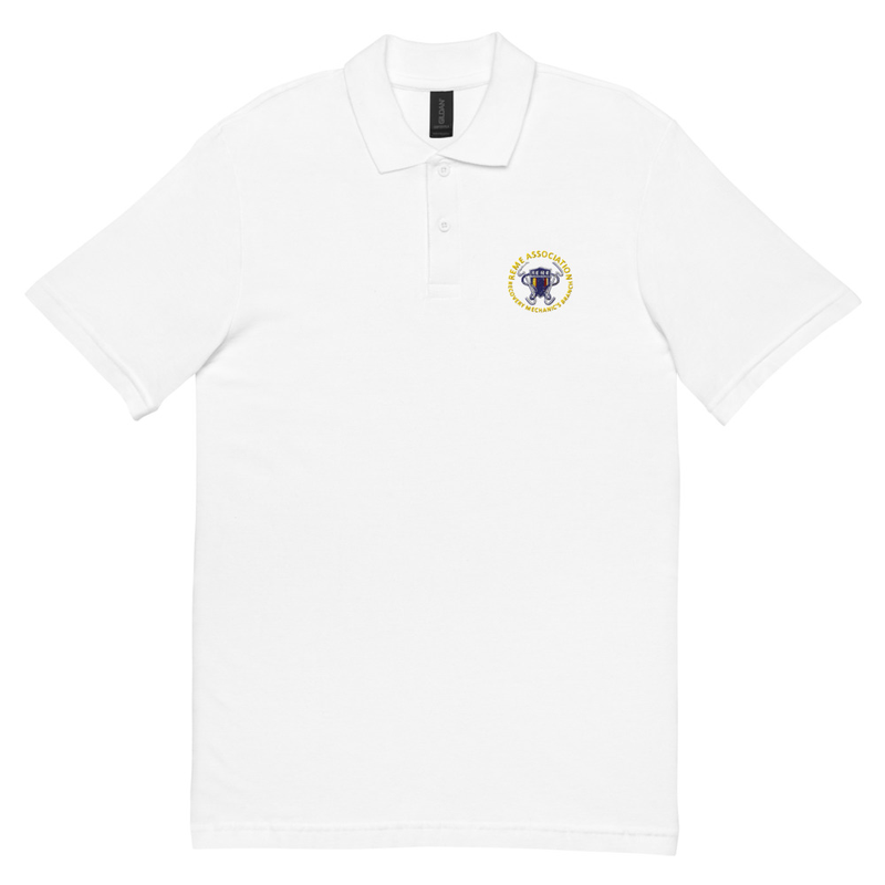 Unisex branch polo shirt — White